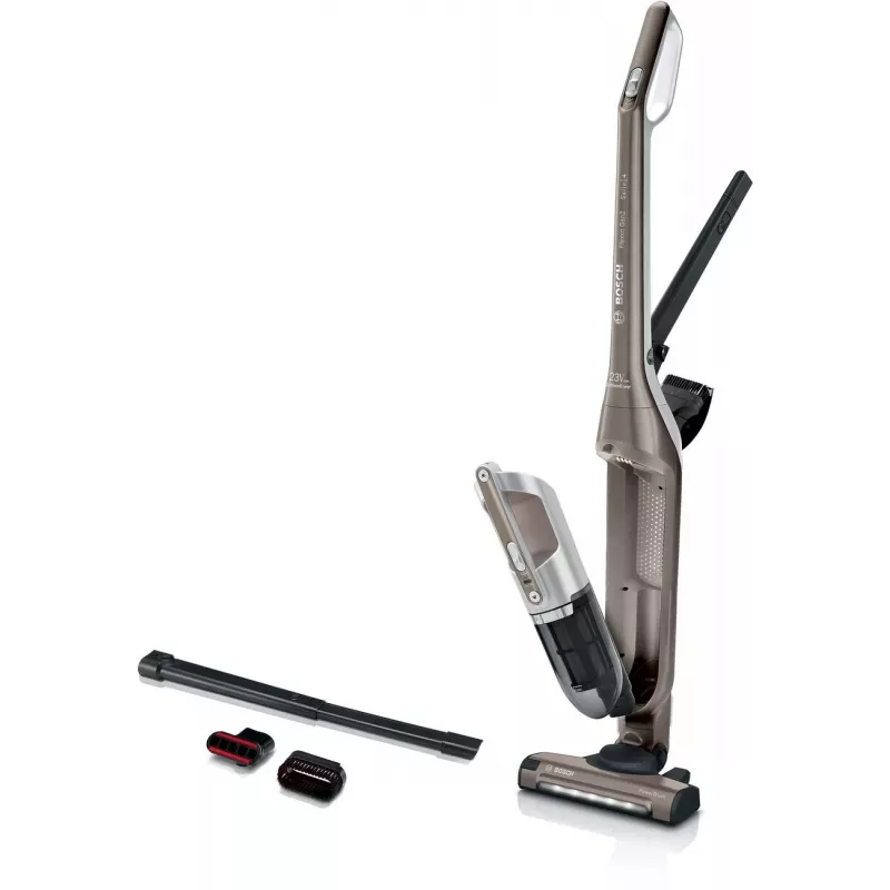Bosch BBH3ALL23 belaidis vertikalus dulkių siurblys / elektrinė šluota 2-in-1 vertikalus dulkių siurblys Baterija Sausas Be maišelio 0,4 l šampano, metalo spalvos