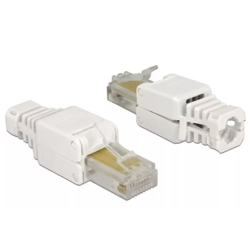 Laido jungtis DeLOCK 86415 RJ-45 Balta