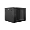 Sieninis stovas LANBERG 9U 19 colių WF01-6609-10B, 600×600×507 mm, 60 kg, IP20, juodos spalvos