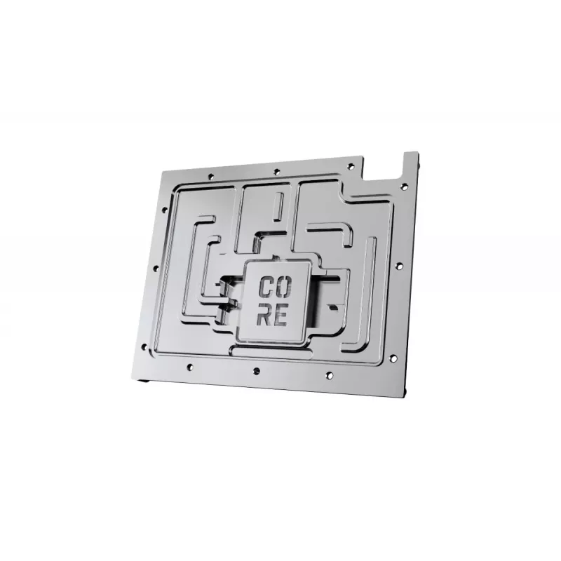 Backplate Alphacool 10265 Acrylic Aluminium Chrome Copper Nylon Juoda 161mm