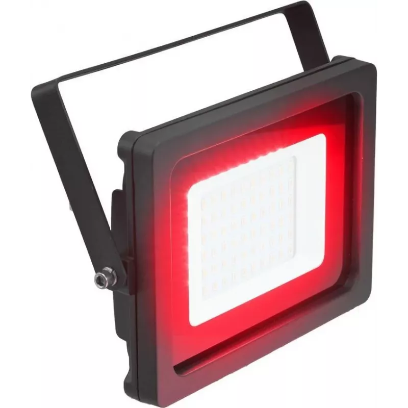 LED prožektorius EUROLITE FL-30 SMD raudonas, IP klasės — kompaktiškas raudonas LED darbo/objekto prožektorius
