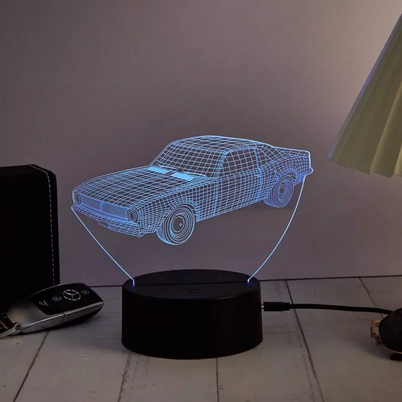 LED transporto priemonės dekoratyvinė lempa MANTA SNL121RGB RGB 3D šviesa automobiliams ir motociklams