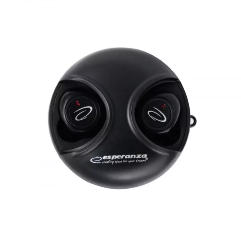 Esperanza EH228K ausinės/laikrodis Belaidis Į ausis įdedamas Skambučiai/Muzika Micro-USB Bluetooth Juoda