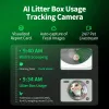 Atviras kačių tualetas PETKIT Purobot Max Pro — Baltas, 657×538×603 mm, 12 V adapteris