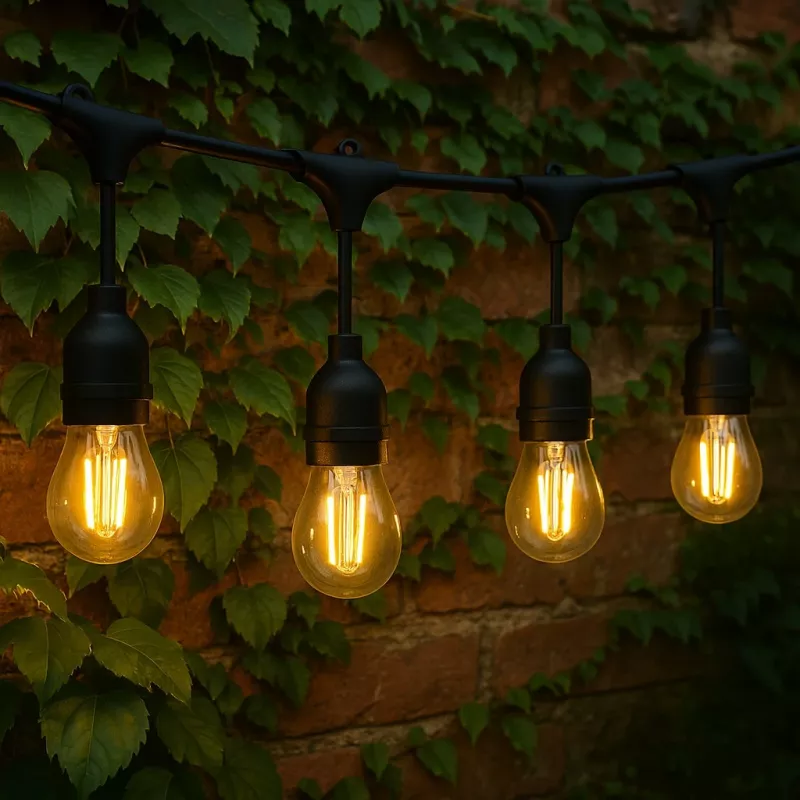 Lauko girliandos Lite bulb moments Extralink 10 m, 10 lempučių, sodo girlianda