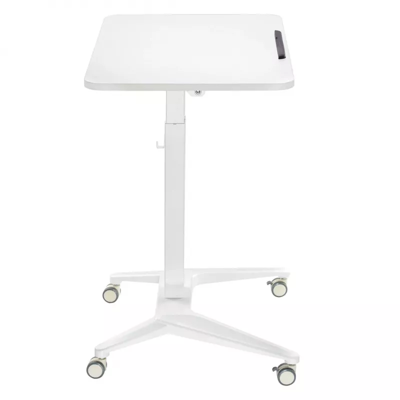 Mobilus nešiojamojo kompiuterio staliukas MACLEAN MC-453W su pneumatiniu aukščio reguliavimu, maks. aukštis 109 cm