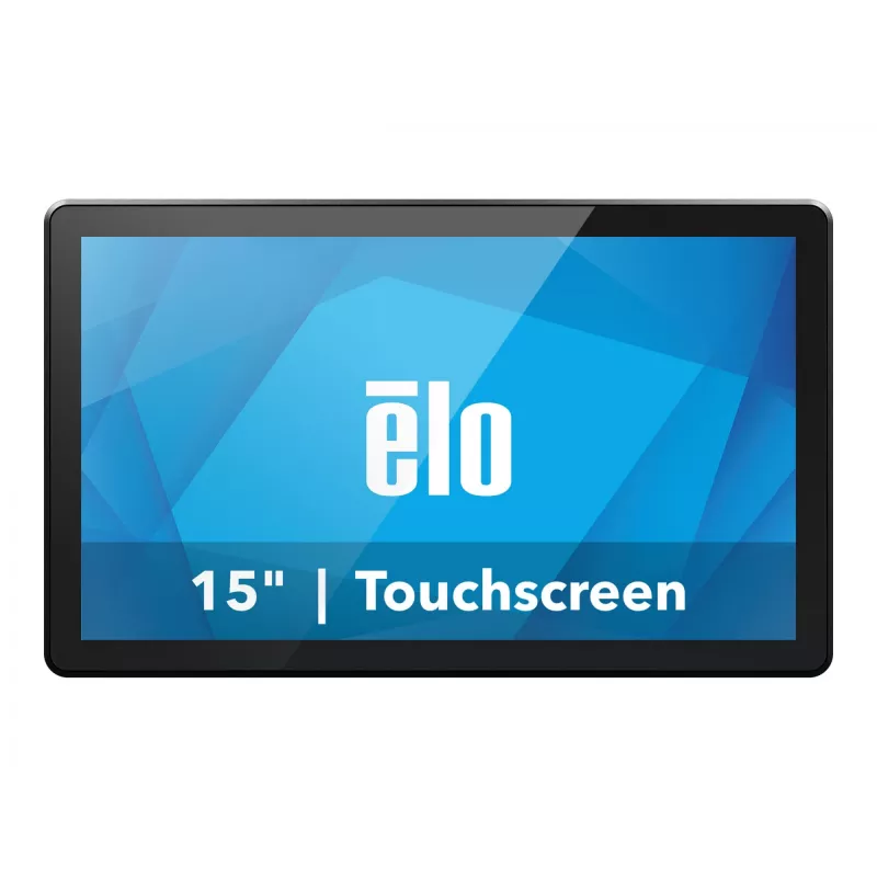 Elo Touch Solutions Open-Frame (90L/63L/64L serija), 39,6 cm (15,6 col.), projekcinė talpinė, 10 jut. taškų, Full HD, USB, USB-C, rinkinys (USB), juodas jutiklinis monitorius (atviro rėmo, 16:9), ekrano įstrižainė