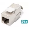 Digitus modulinis pataisymo skydelis 24 prievadų DN-91410-24 RJ-45 Cat6a Pilkas