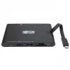 USB-C dokas - 4K HDMI, VGA, USB 3.2 Gen 1, USB-A/C šakotuvas, Gigabit Ethernet, atminties kortelių lizdai, 100W PD įkrovimas