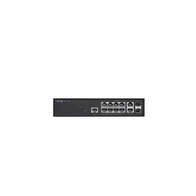 Valdomas komutatorius GS-2412 Lancom L2+ Gigabit Ethernet 10 prievadų