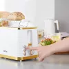 Mini krosnelė Petra PT5032WVDE 2 riekių, kompaktiška 2 lizdų elektrinė mini krosnelė