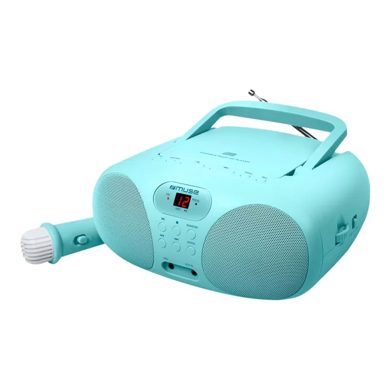 Muse MD-203 KB nešiojama stereo sistema Analog FM mėlyna