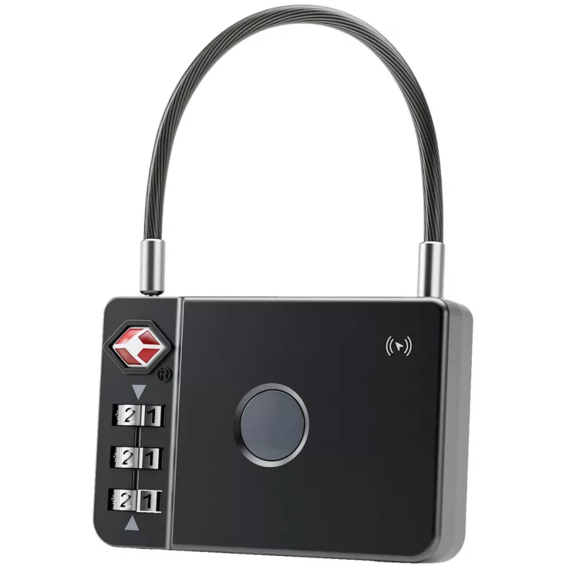 Išmanioji spynelė Mili MiLock Juoda Code Wireless CR2032 Baterija
