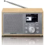 Stalinis DAB+/FM radijas Lenco DAR-017 su Bluetooth ir mediniu korpusu