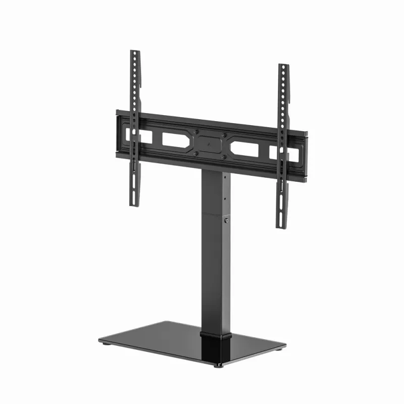 Ant grindų statomas televizoriaus stovas GEMBIRD TVS-D75S-01 37–75 colių televizoriams, plieninis, reguliuojamas aukštis ir pasvirimas, VESA 75x75–600x400, 40 kg talpa