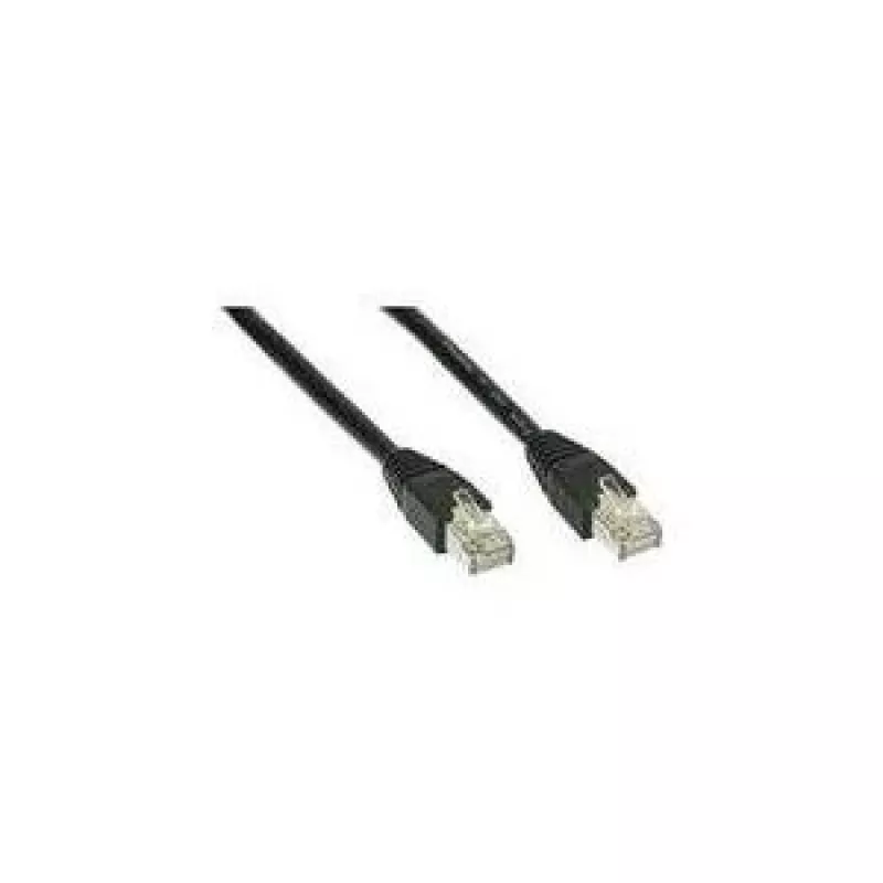Wentronic Goobay CAT 5e komutacinis kabelis, SF/UTP, juodas, 2 m - CCA vario mišinys (68669)