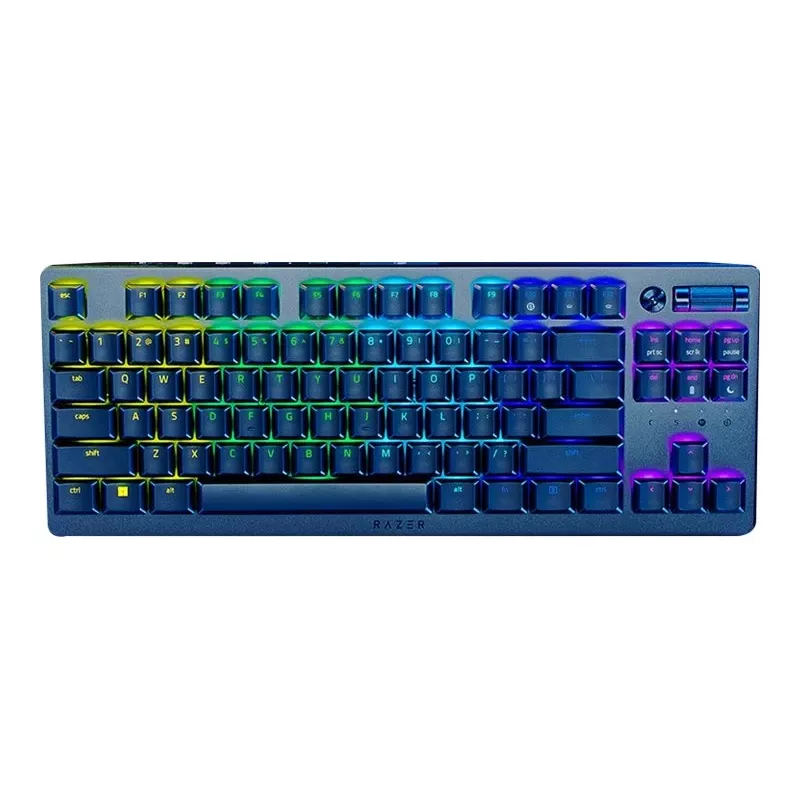 Razer DeathStalker V2 Pro Tenkeyless klaviatūra, žaidimams, USB, Bluetooth, QWERTY, juoda