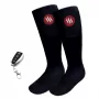 Sportinės kojinės Glovii GQ2L unisex L su integruotu kaitinimo elementu, medvilnės/elastano mišinys, juoda/raudona