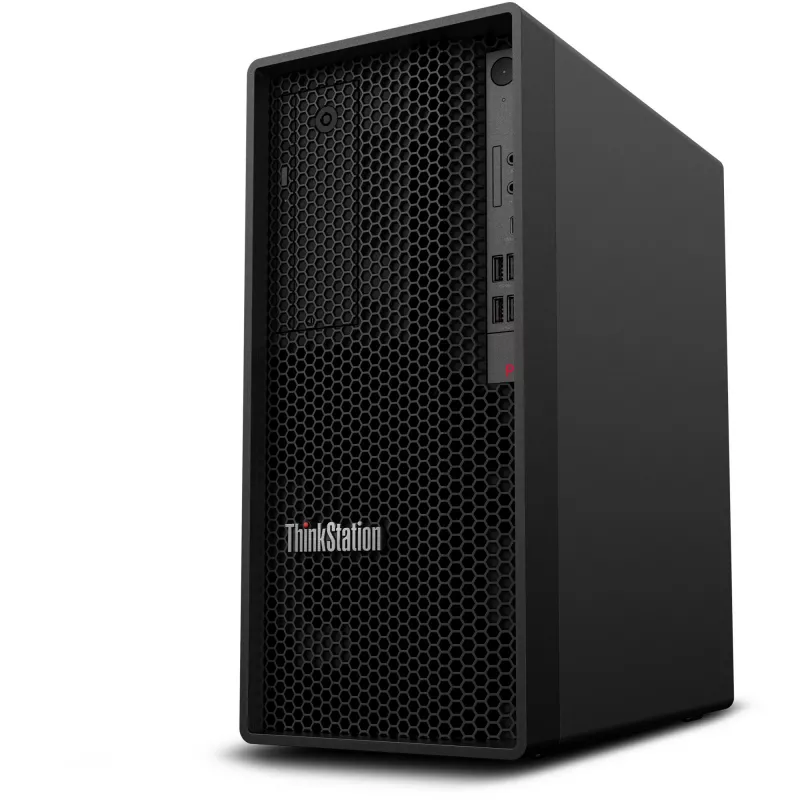 Lenovo ThinkStation P2 Tower Gen 2 Intel Core Ultra 7 265 32 GB DDR5-SDRAM 512 GB SSD Windows 11 Pro darbo stotis juoda