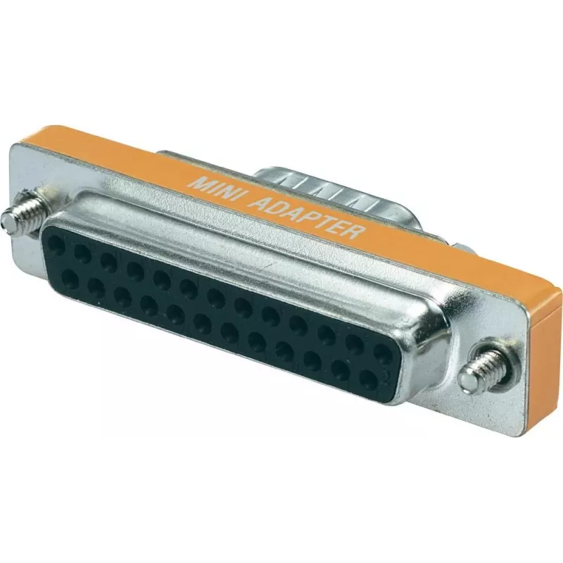 Serijinis adapteris DIGITUS 10070136, 1x D‑SUB 25 kontaktų lizdas į 1x D‑SUB 9 kontaktų kištukas