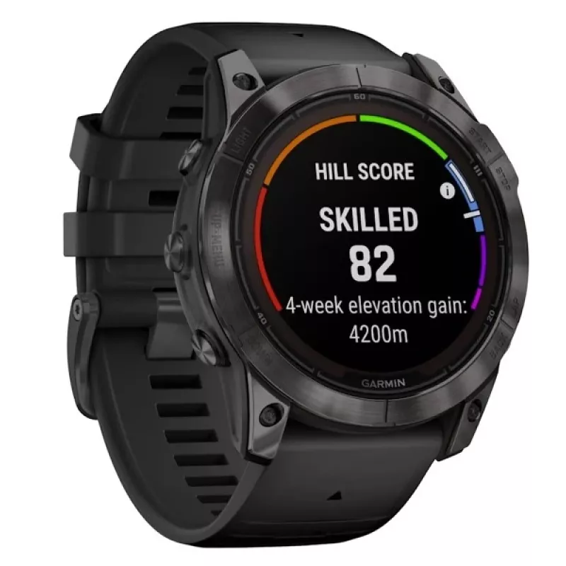 Išmanusis laikrodis GARMIN fēnix 7X Pro 51 mm, 1,4 colio (3,56 cm) MIP 280×280, jutiklinis, Wi‑Fi, GPS, 32 GB, juodas