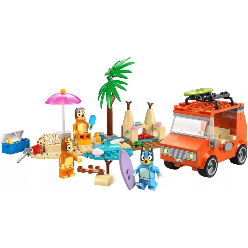 LEGO Bluey Blue Car Family Trip 11202 — žaislų rinkinys vaizduotės žaidimams