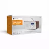 Radijas DENVER DAB-30DW DAB/FM stalo radijas su tamsaus medžio apdaila