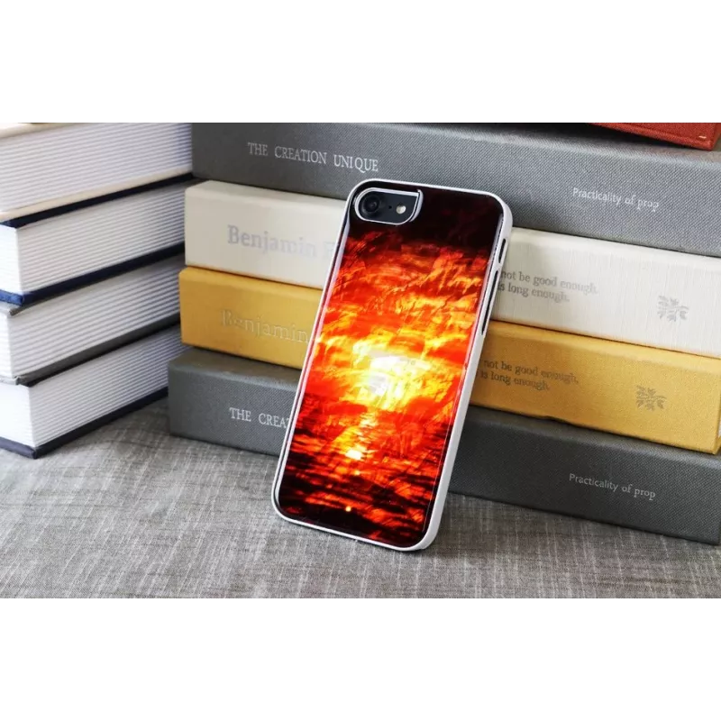 Apsauginis telefono dėklas iKins, skirtas Apple iPhone 8 / 7 — Sunset Juoda