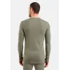 ODLO BL TOP crew neck l/s ACTIVE WARM ilgomis rankovėmis termo apatiniai, M dydis, pilka