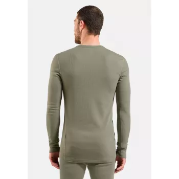 ODLO BL TOP crew neck l/s ACTIVE WARM ilgomis rankovėmis termo apatiniai, M dydis, pilka