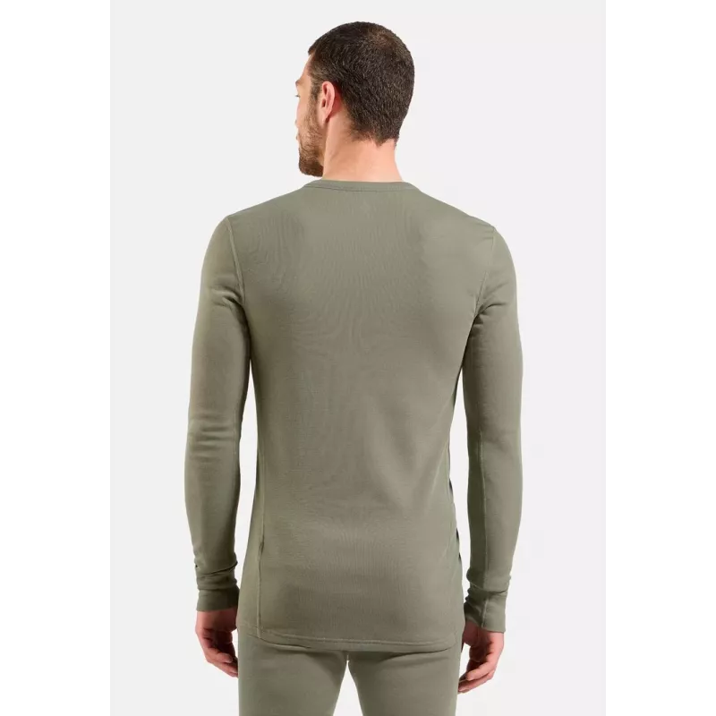 ODLO BL TOP crew neck l/s ACTIVE WARM ilgomis rankovėmis termo apatiniai, M dydis, pilka