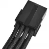 Laidas PCI-E 8pin (6+2) Sidabrinėstone SST-PP07-PCIB 0,25 m