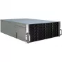 Serverio korpusas Inter-Tech 4U-4424 stovo, juodas, sidabrinis