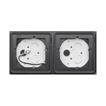 Paviršinio montavimo dėžutė GIRA 5502910 domofonų sistemoms, antracitinė, 213×25,4×106,5 mm