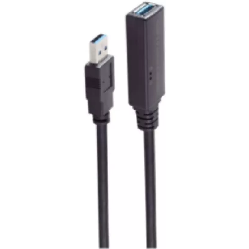 USB laidas ShiverPeaks BS13-39095 20 m USB A juodas 5 Mbit/s