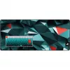 Klaviatūra Sharkoon SKILLER SGK50 S3 Design Bundle D1 pilkai žalia raudona — laidinė žaidimų klaviatūra, kompaktiškas išdėstymas