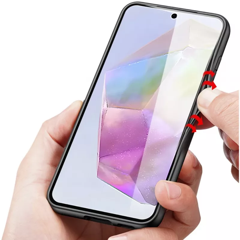 StyleShell NYLO, Telefono dėklas juodas, Samsung Galaxy A36 5G