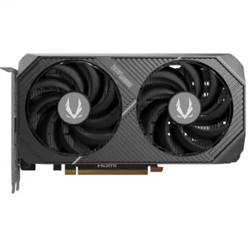 Vaizdo plokštė ZOTAC GeForce RTX 5050 Twin Edge — 8 GB GDDR6, 128 bitų, PCIe x8 5.0, aktyvus aušinimas dviem ventiliatoriais