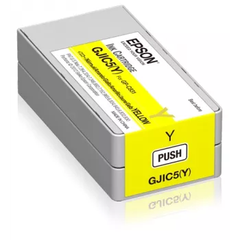 Epson GJIC5(Y): Spausdinimo kasetė ColorWorks C831 (geltona) (MOQ=10)