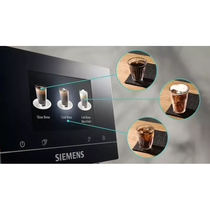 Siemens TQ715R03 kavos virimo aparatas, pilnai automatinis espreso aparatas, 2,4 l