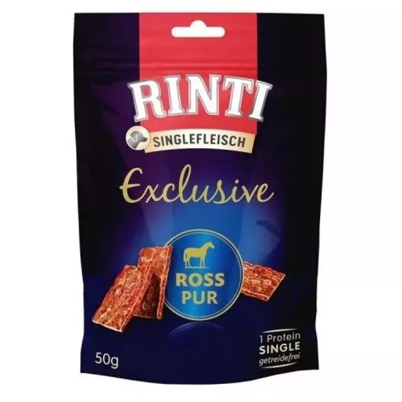 RINTI Singlefleisch Exclusive Horse - šunų skanėstas - 50 g