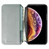 Telefono piniginė Krusell Sunne, skirta Apple iPhone 11 Pro — senovinė pilka spalva, atverčiamas dėklas su kortelių kišene
