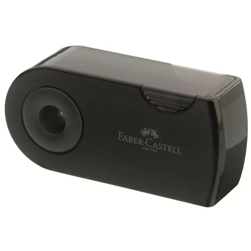 Rankinis drožtukas Faber-Castell SLEEVE juodas