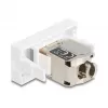 Tinklo RJ45 modulis DELOCK 90904 Cat.6A su LED, skirtas Keystone skydams ir pataisų skydams