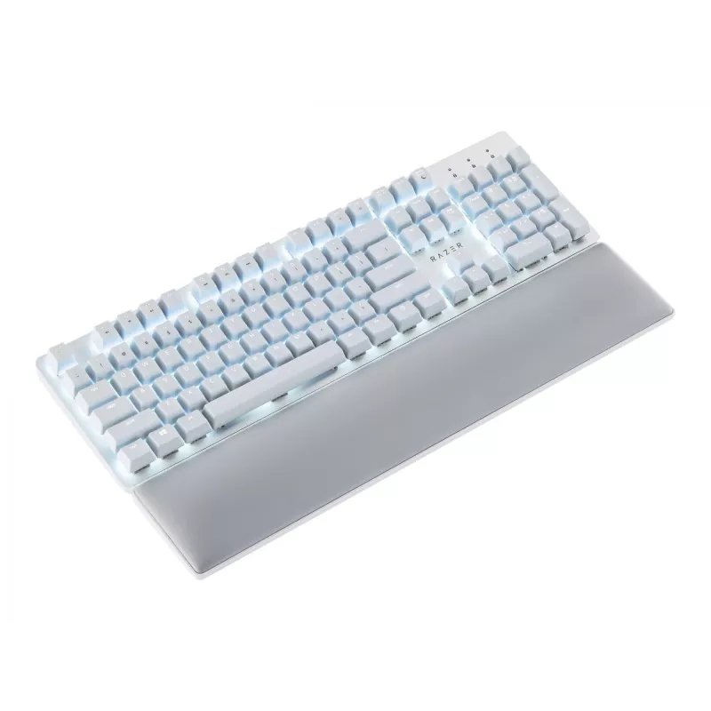 Razer Pro Type Ultra klaviatūra biurui USB RF belaidė Bluetooth QWERTY US English sidabrinė balta