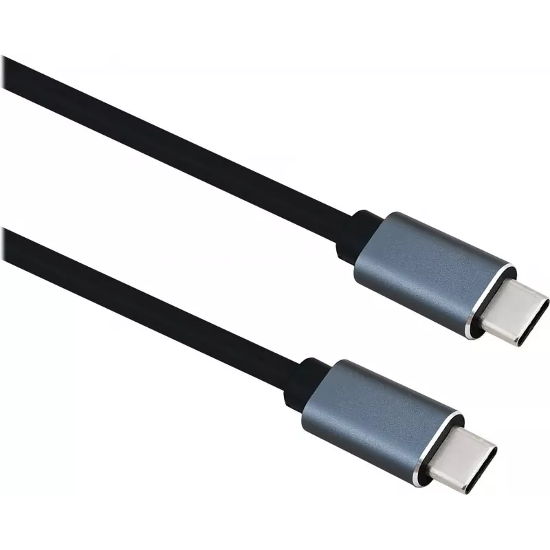 USB kabelis Helos 304319 USB 3.2 Gen 2 2m USB C juoda pilka