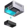 PC korpusas Jonsbo N10 mini bokštas ITX sidabrinis