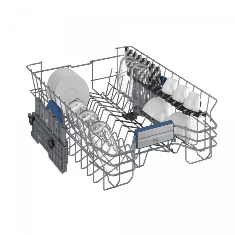 Pastatoma indaplovė BEKO BDFS26123AQ, 45 cm, 10 komplektų, 49 dB, antracitinė