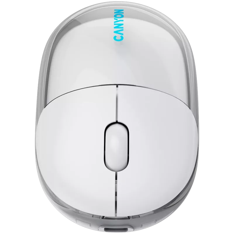 CANYON pelė OnClick 24 BT/ Wireless Transparent/White
