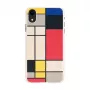 man and wood išmaniojo telefono dėklas iPhone XR — medinis galinis dangtelis, baltas rėmelis